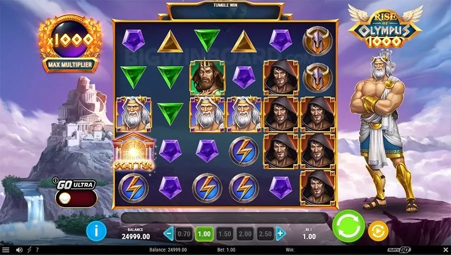 Wide range of casino games